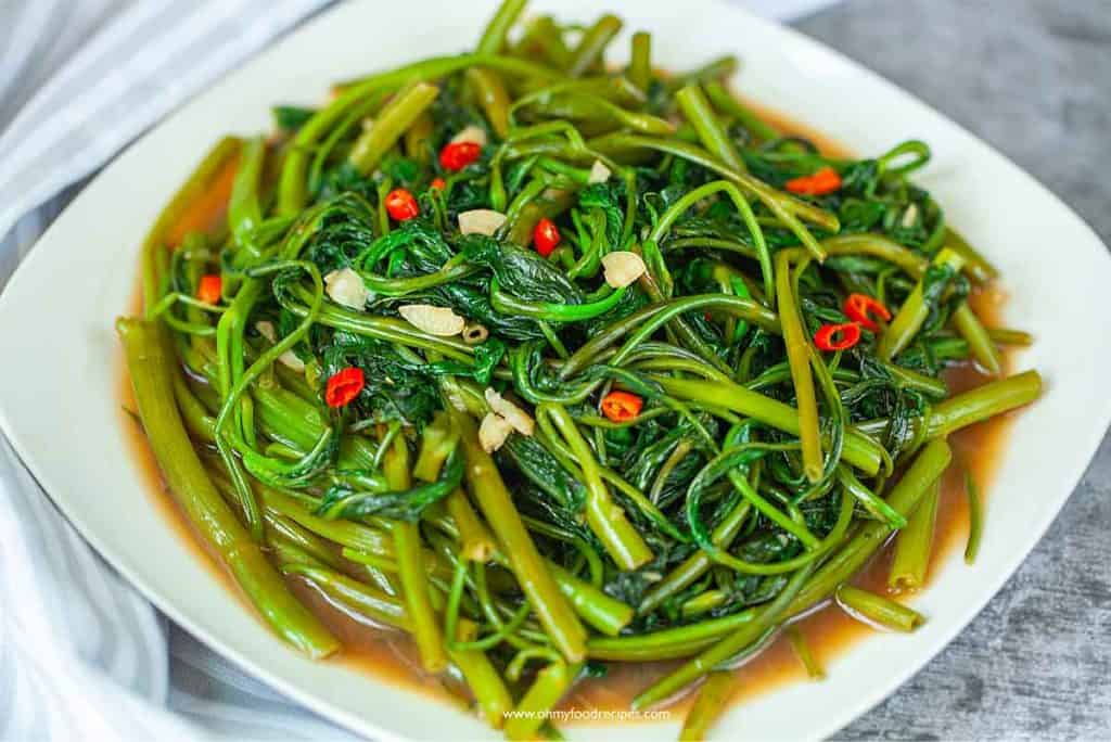 Resep petis kangkung