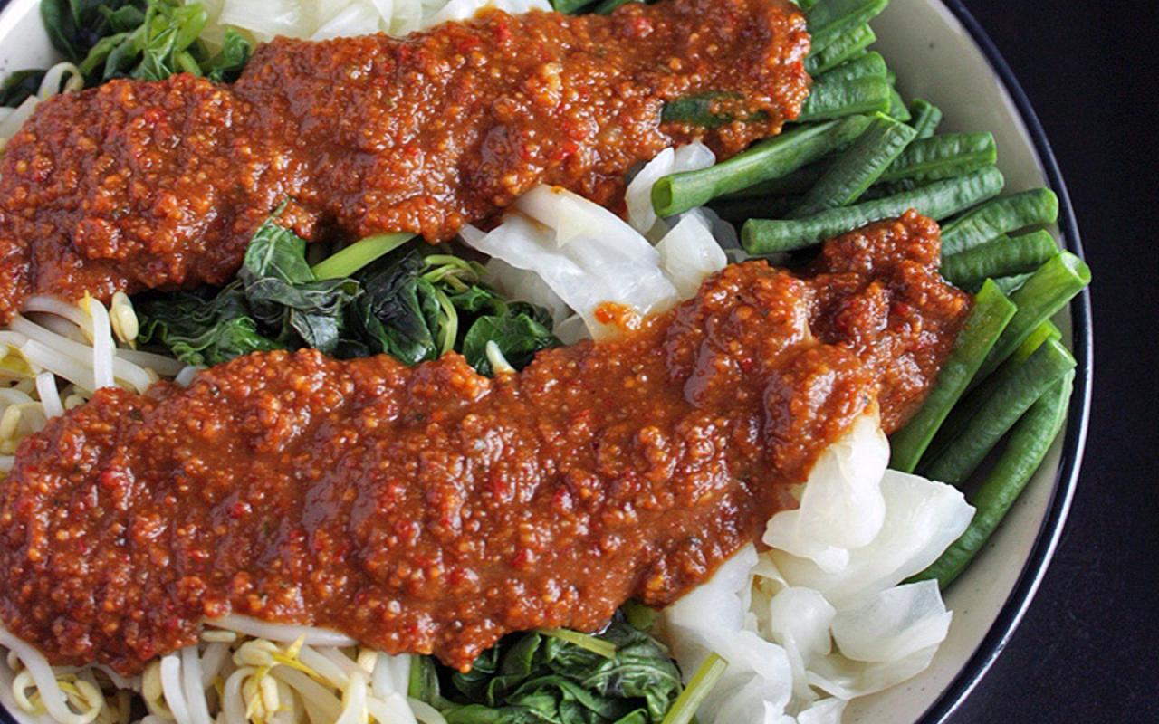 Resep sambal pecel ayam kaki lima