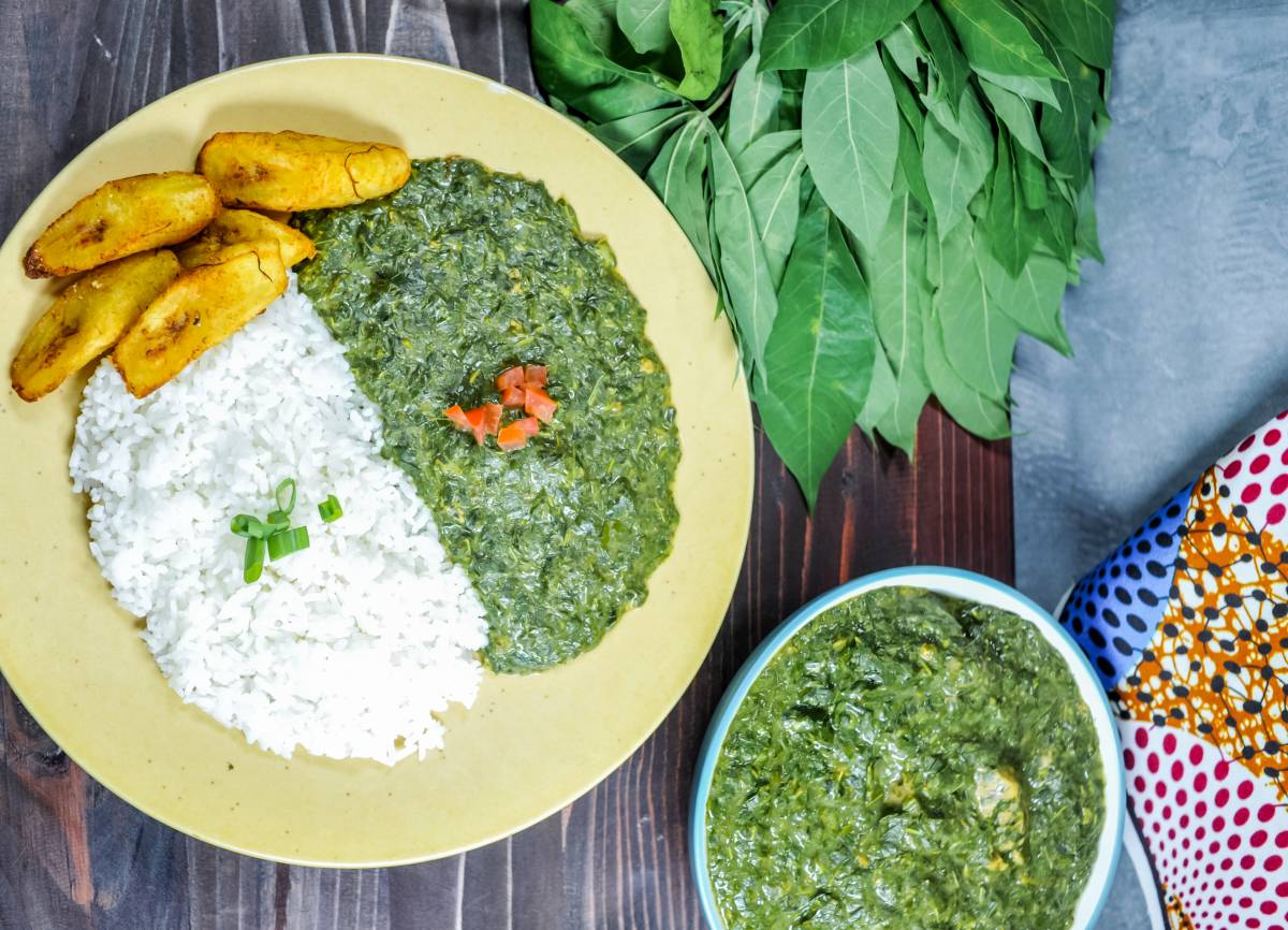 Resep daun singkong bumbu kuning