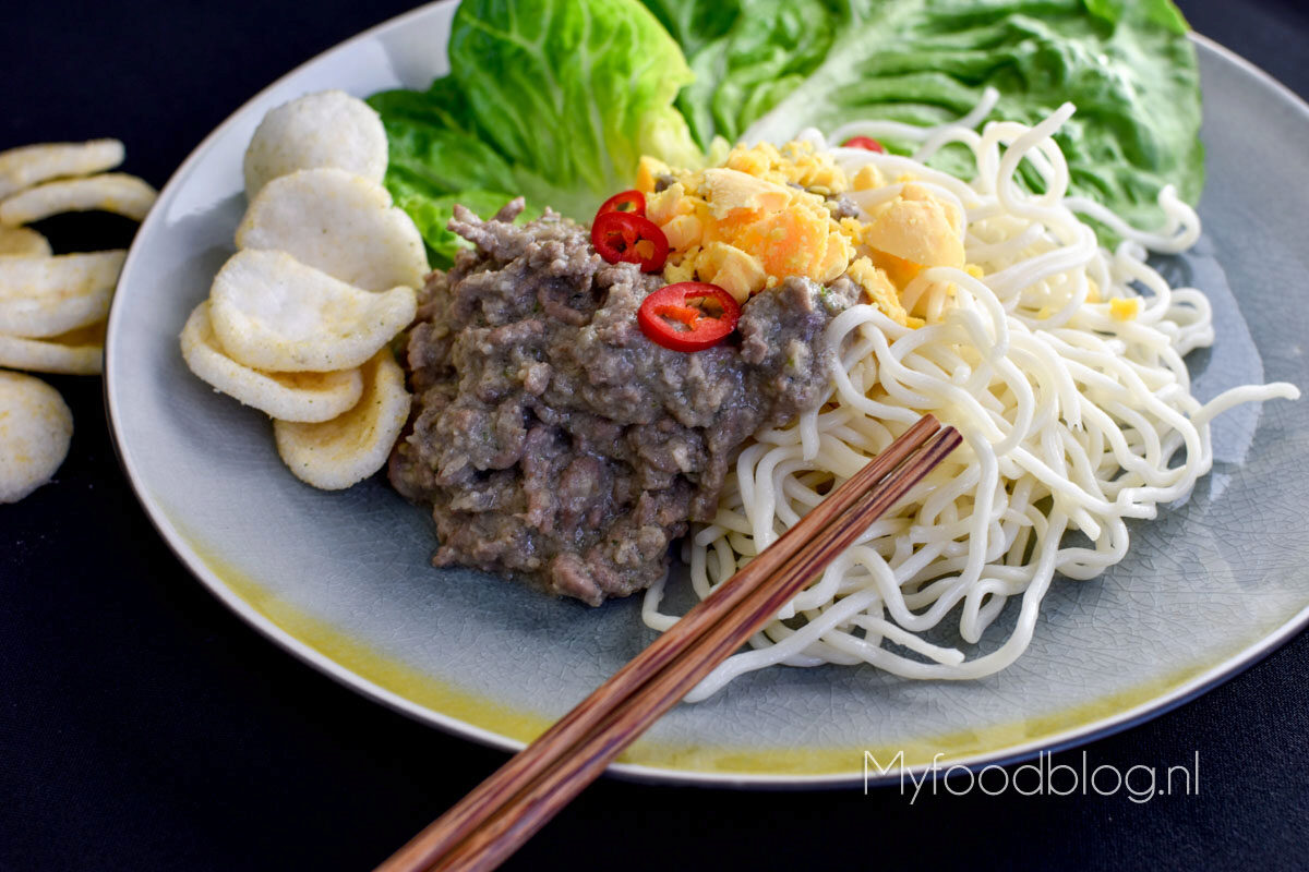 Resep arem arem mie isi sayuran