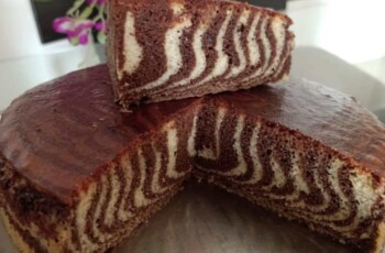 Resep Kue Zebra Basah: Panduan Membuat Kue Motif Menarik