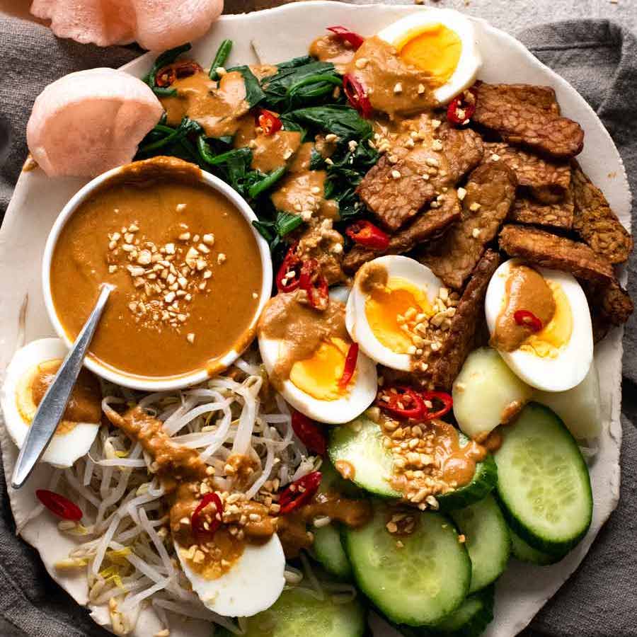 Resep gado gado siram surabaya