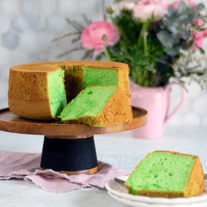 Resep kue bolu pandan