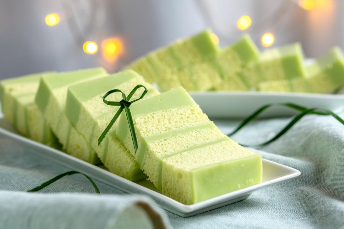 Resep kue lapis pandan