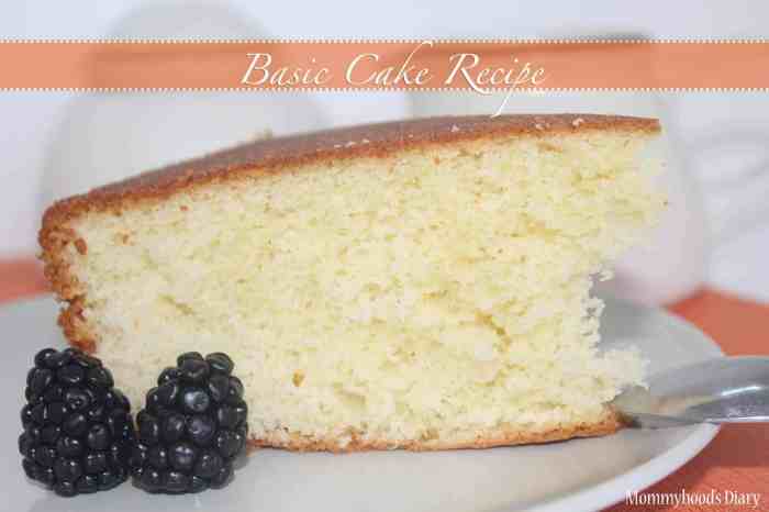 Resep kue cake
