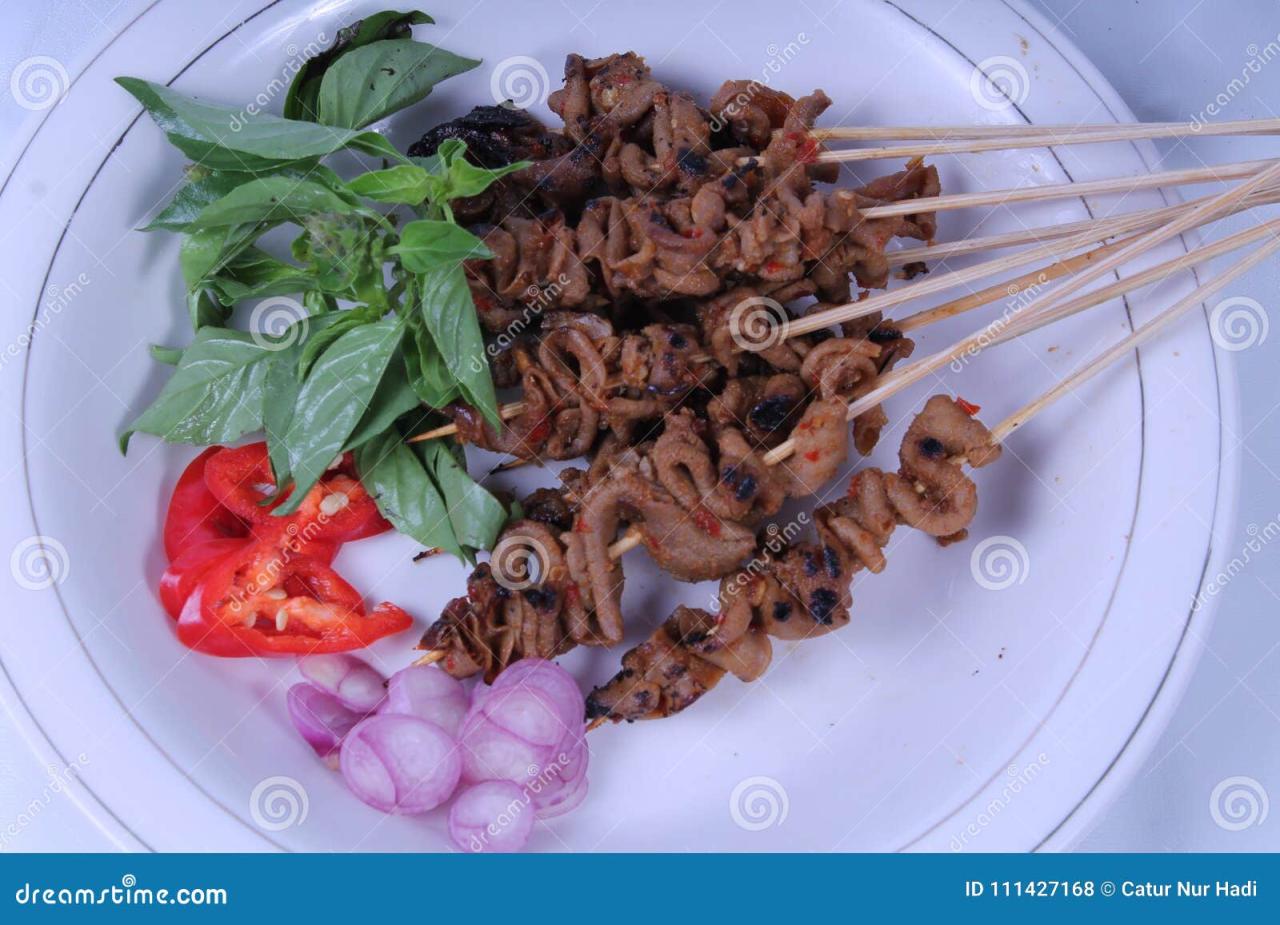 Resep sate usus angkringan