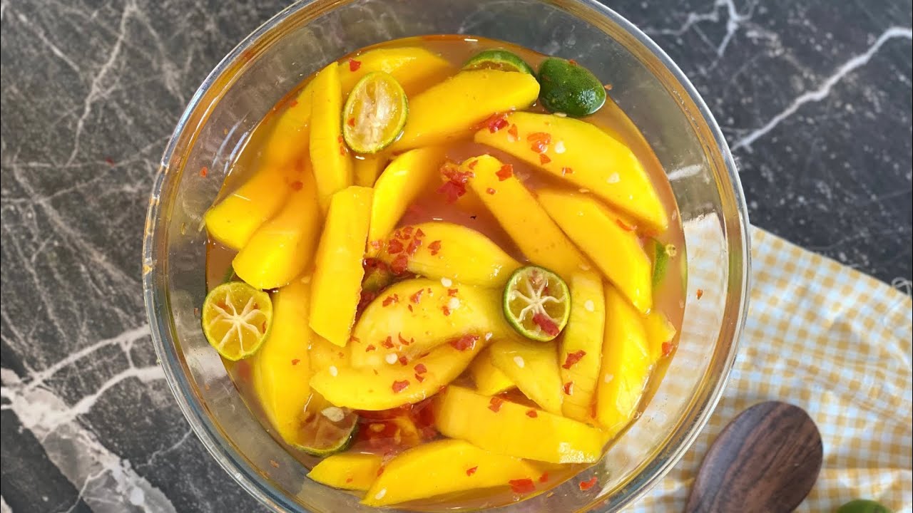 Resep asinan mangga