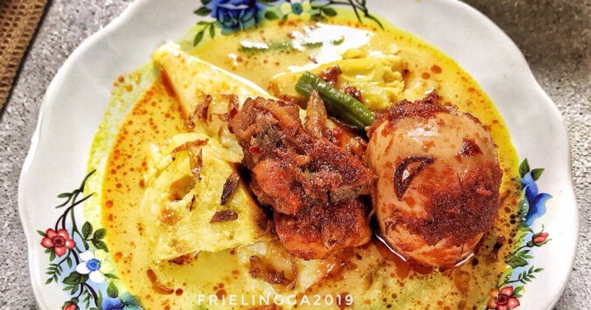 Resep lontong orari