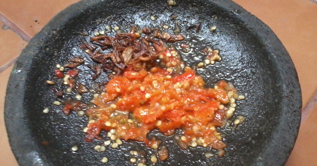 Resep sambal kosek
