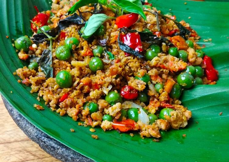 Resep sambal oncom kemangi