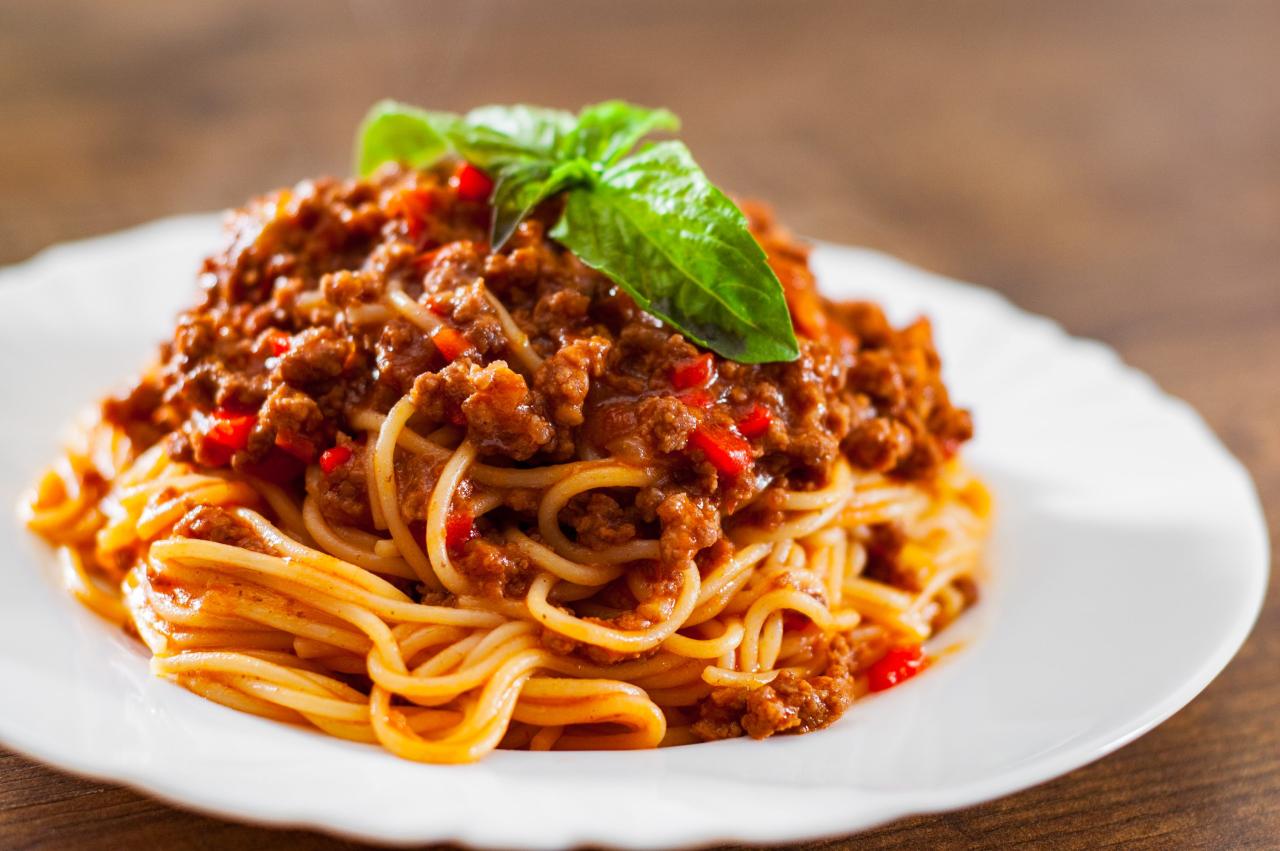 Resep spaghetti bolognese instan