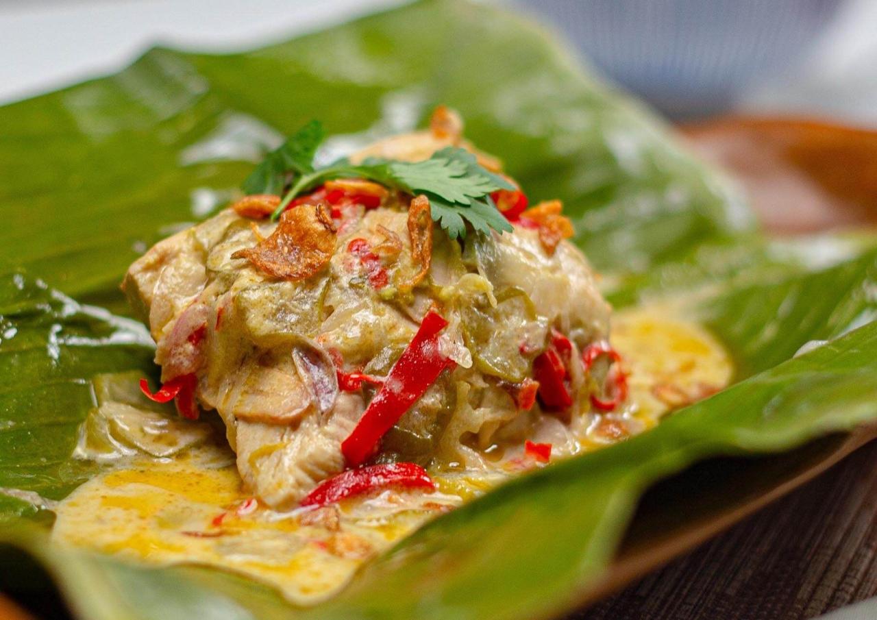 Resep garang asem ayam santan tanpa daun pisang