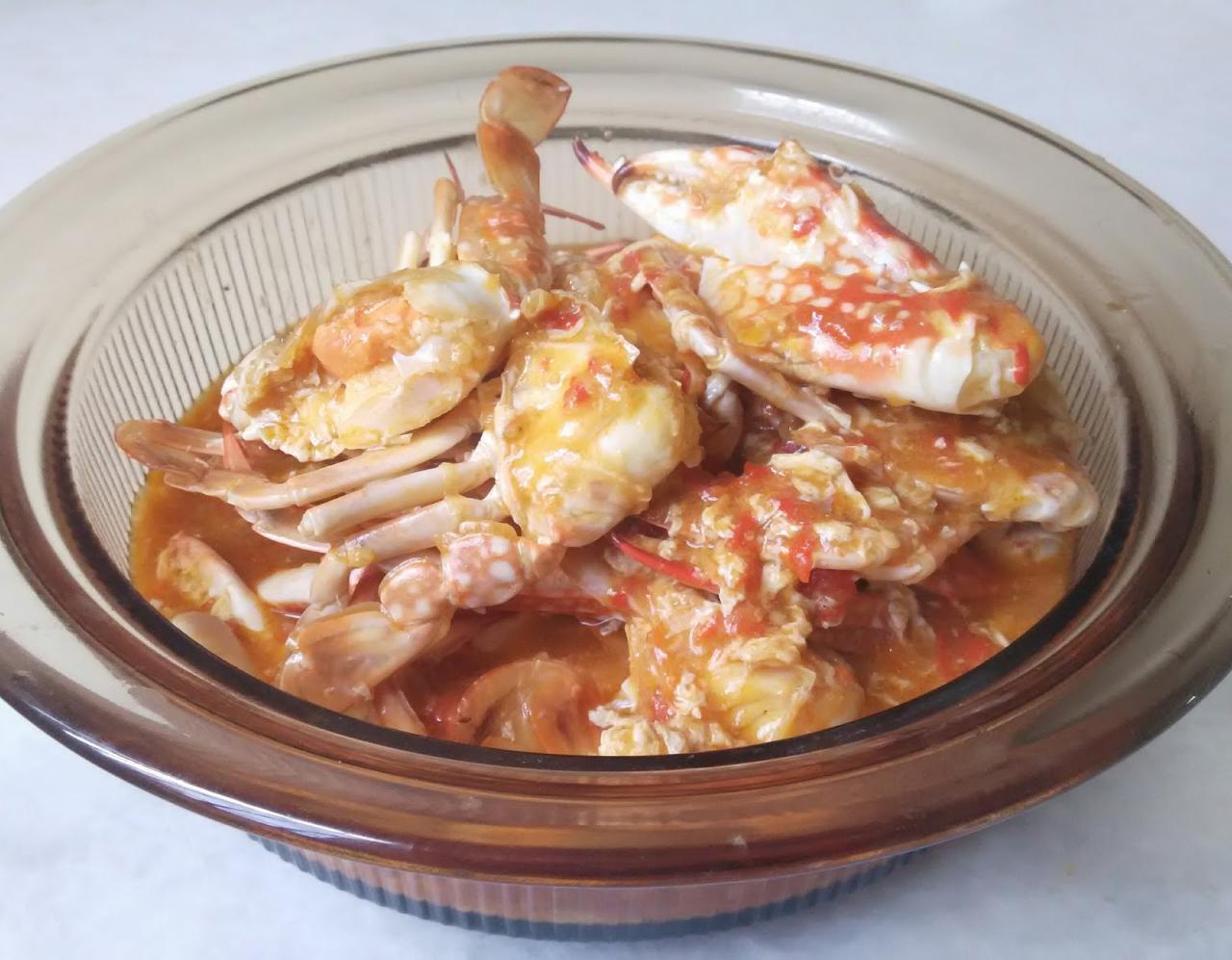 Resep rajungan asam manis