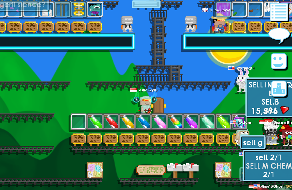 Resep chemical growtopia