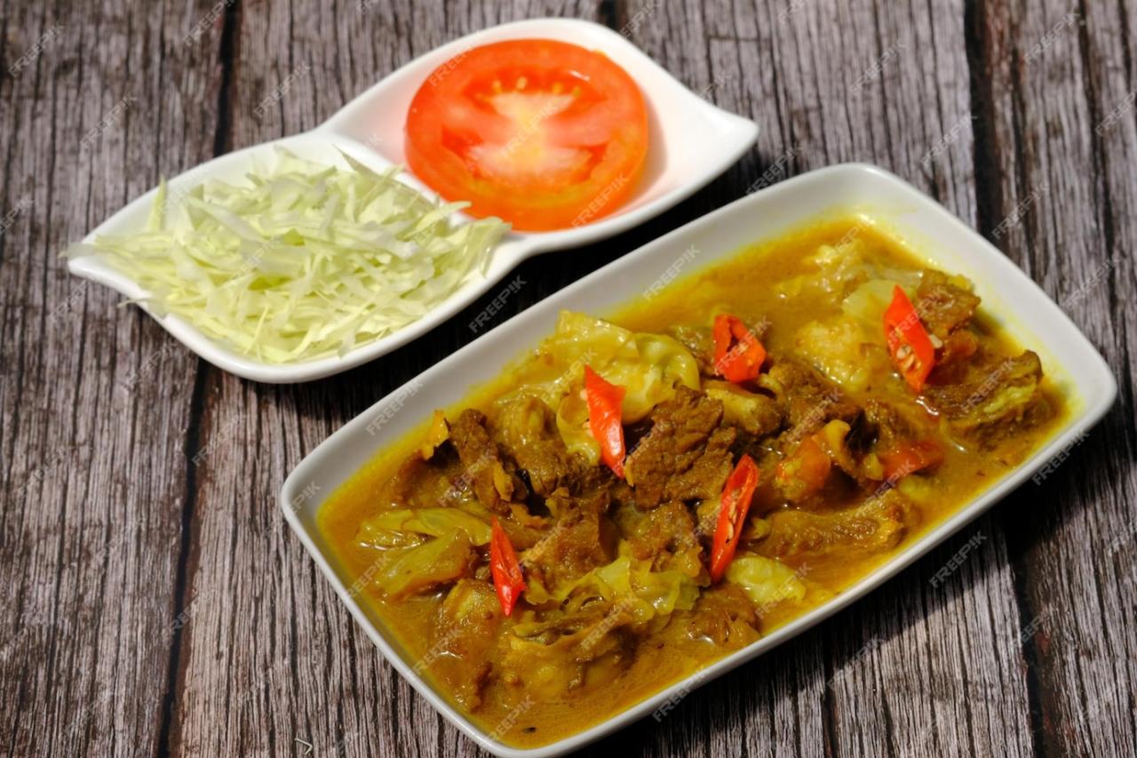 Resep gulai kambing madura