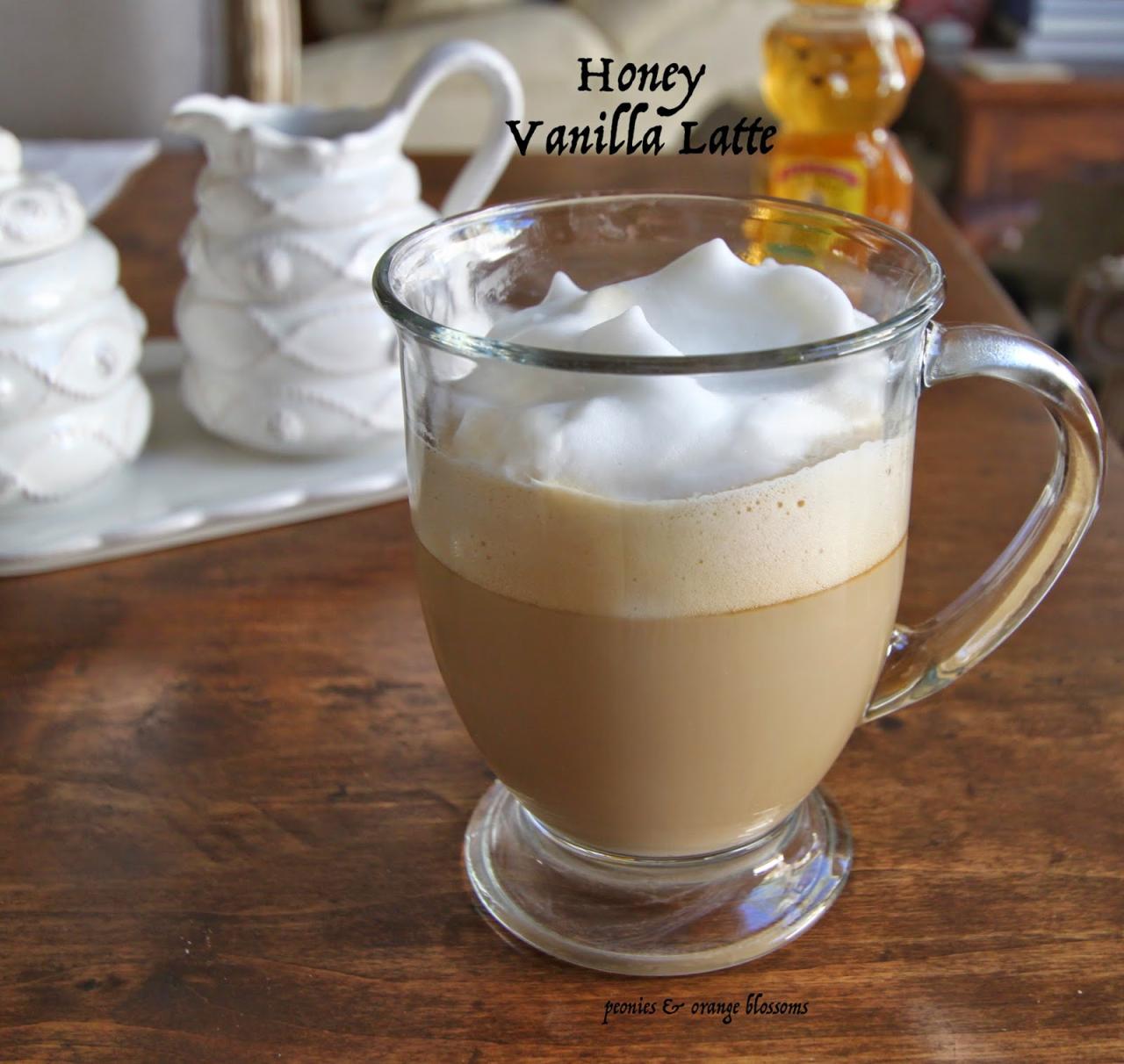 Resep vanilla latte