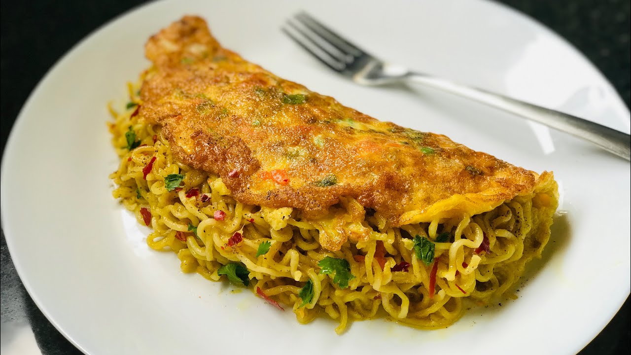 Resep omelet mie telur