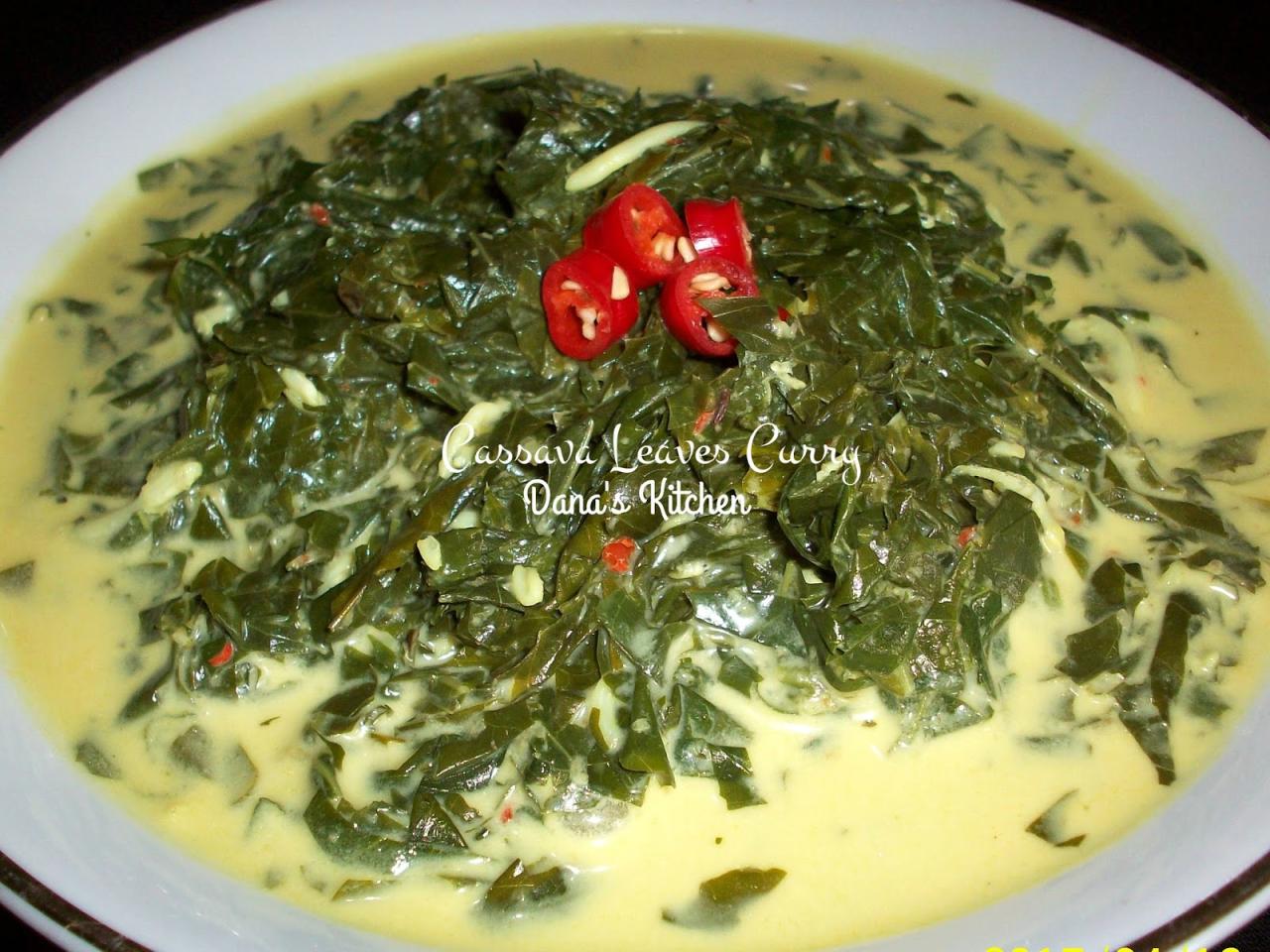 Resep Gulai Daun Singkong