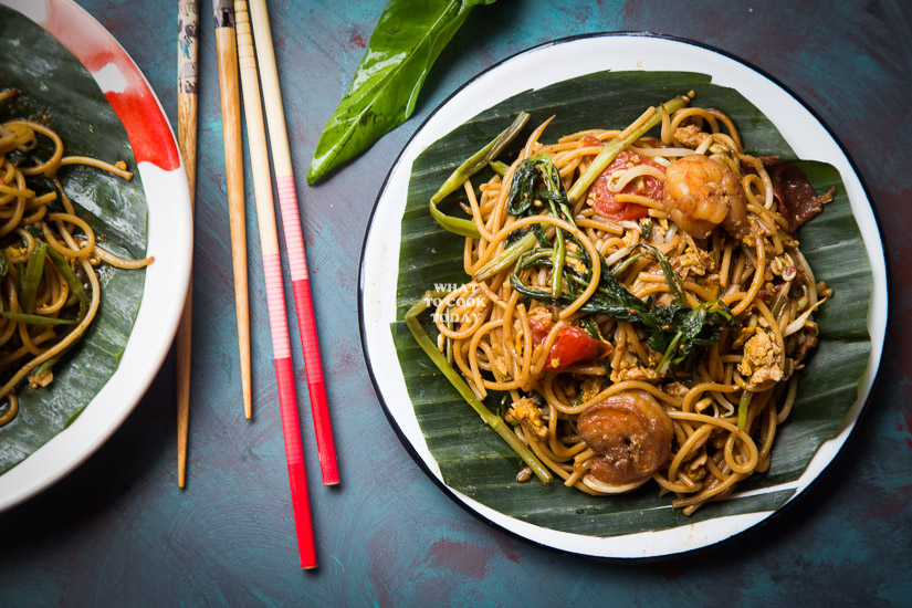 Resep mie kangkung pedas