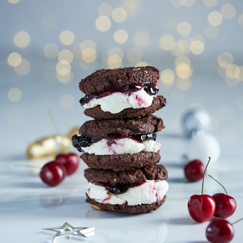 Black Forest Ice Cream Sandwich