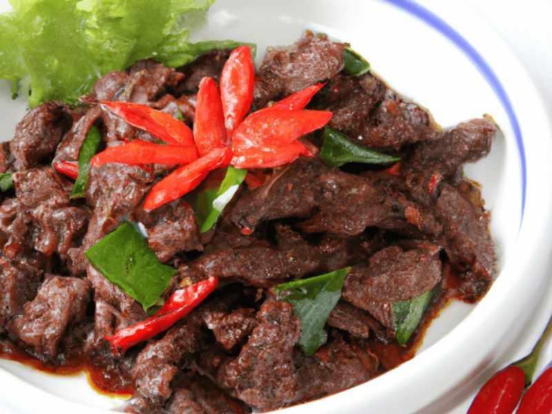 Resep Dendeng Balado Padang