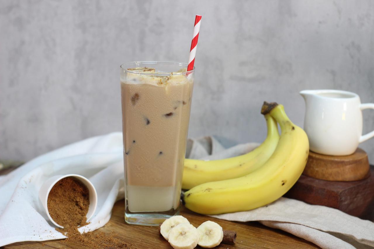 Kolak pisang milk tea