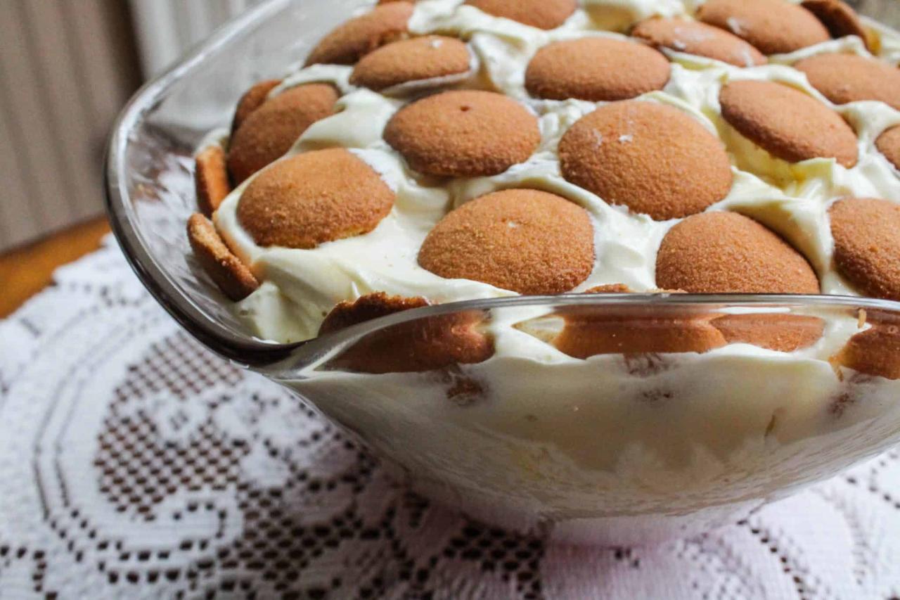 Resep banana pudding