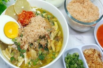 Resep Soto Ayam Kuning Gurih Tanpa Santan untuk Sahur & Buka Puasa