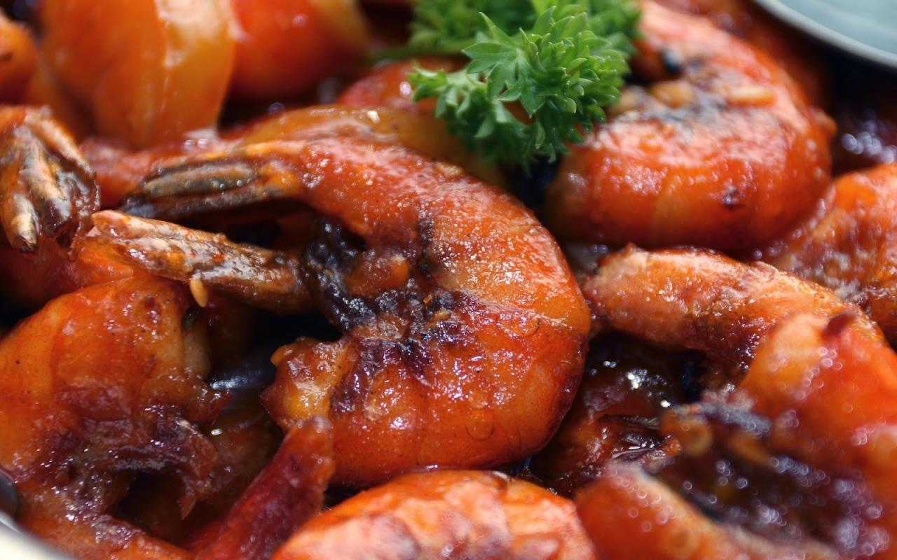 Resep Udang Asam Manis Pedas