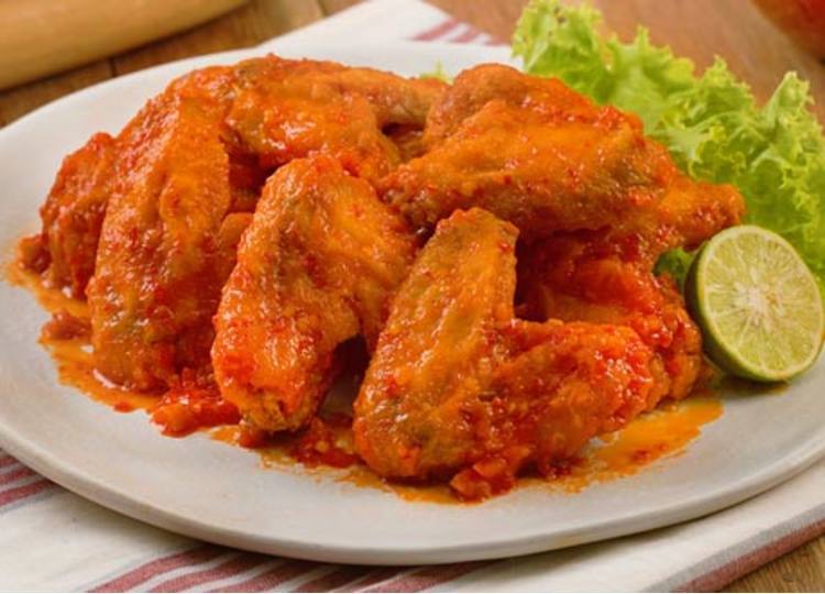 Resep Chicken Wings Saus Padang