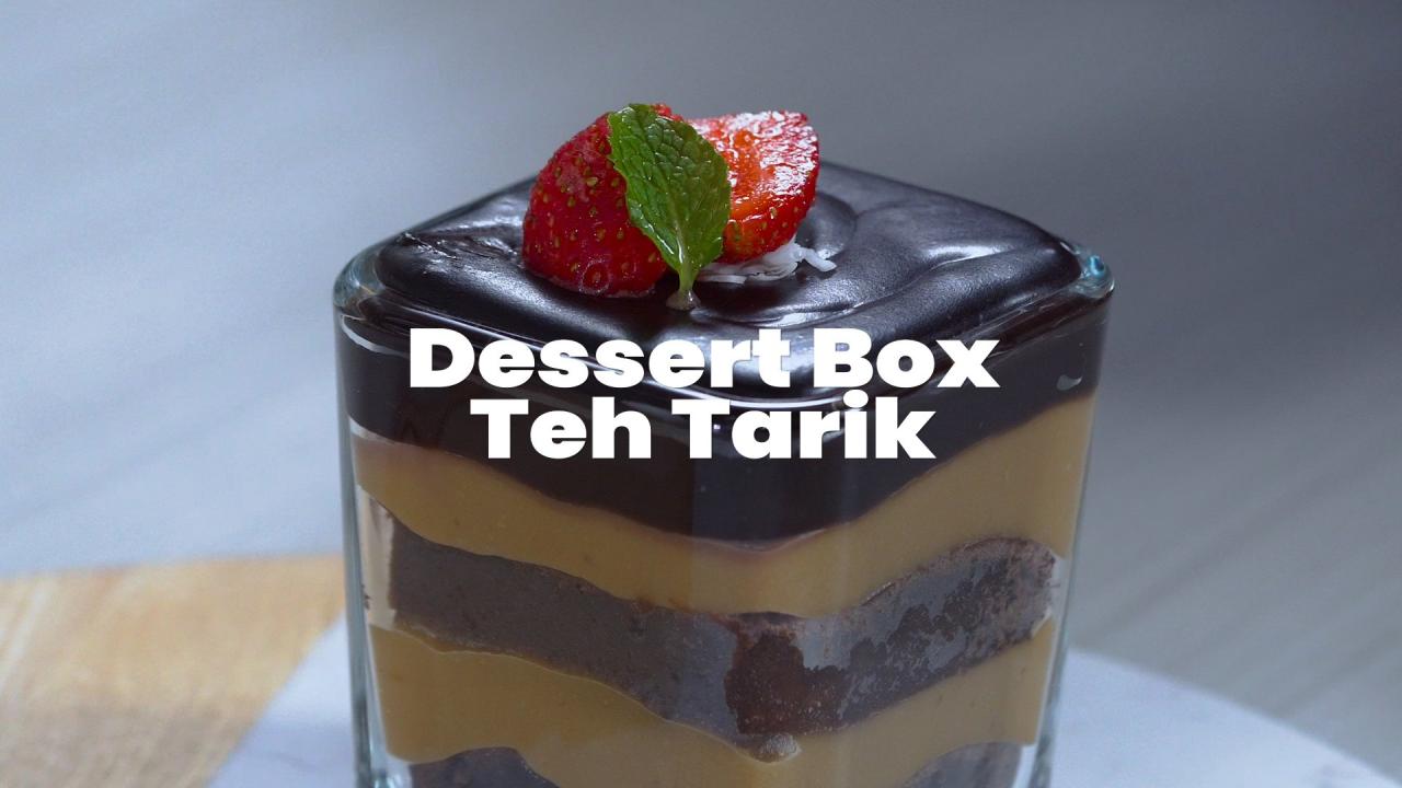 Resep Dessert Box Teh Tarik