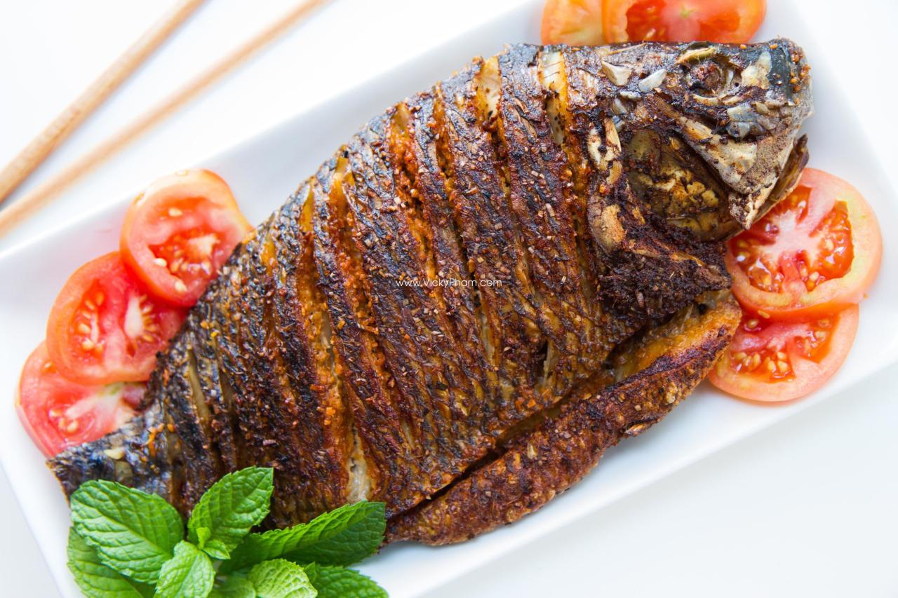 Resep Ikan Goreng Saus Leci