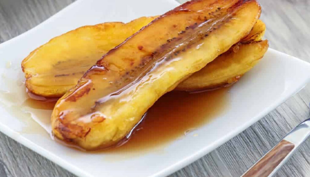 Resep Pisang Bakar Saus Karamel