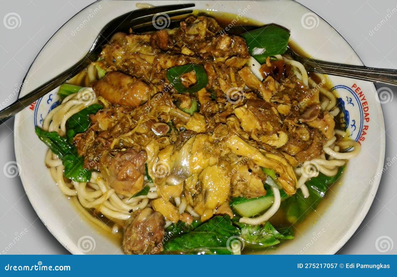 Resep mie nyemek