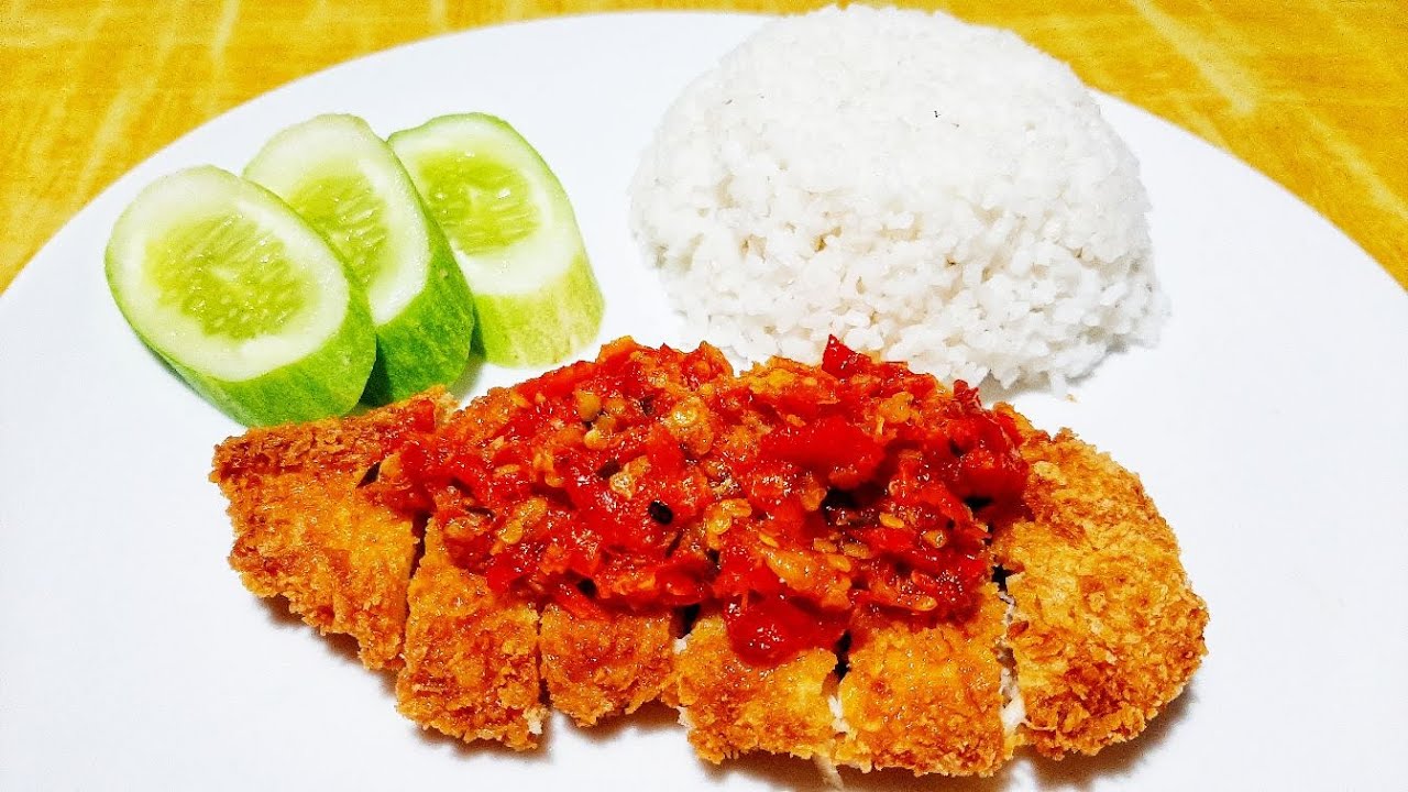 Resep chicken katsu sambal balado