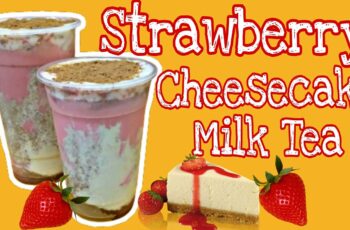 Resep Strawberry Cheesecake Milk Tea Walls: Dessert Segar untuk Berbuka Puasa