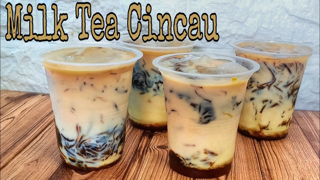 Es Cincau Milk Tea