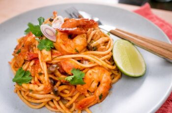 Resep Spaghetti Tom Yum Seafood: Fusion Rasa Barat dan Timur