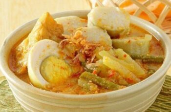 Resep Ketupat Sayur Ayam Panggang Istimewa