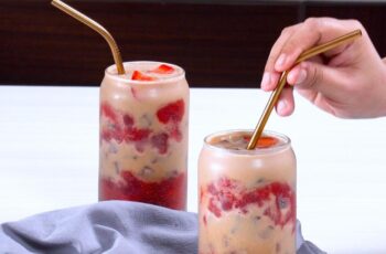 Resep Strawberry Milk Tea Latte ala Korea: Segar dan Praktis!