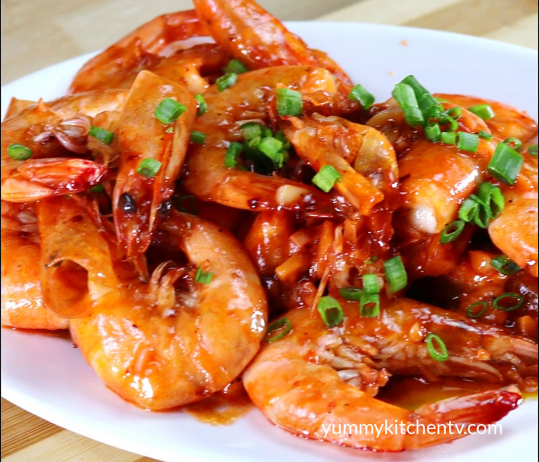 Resep Udang Manis Pedas